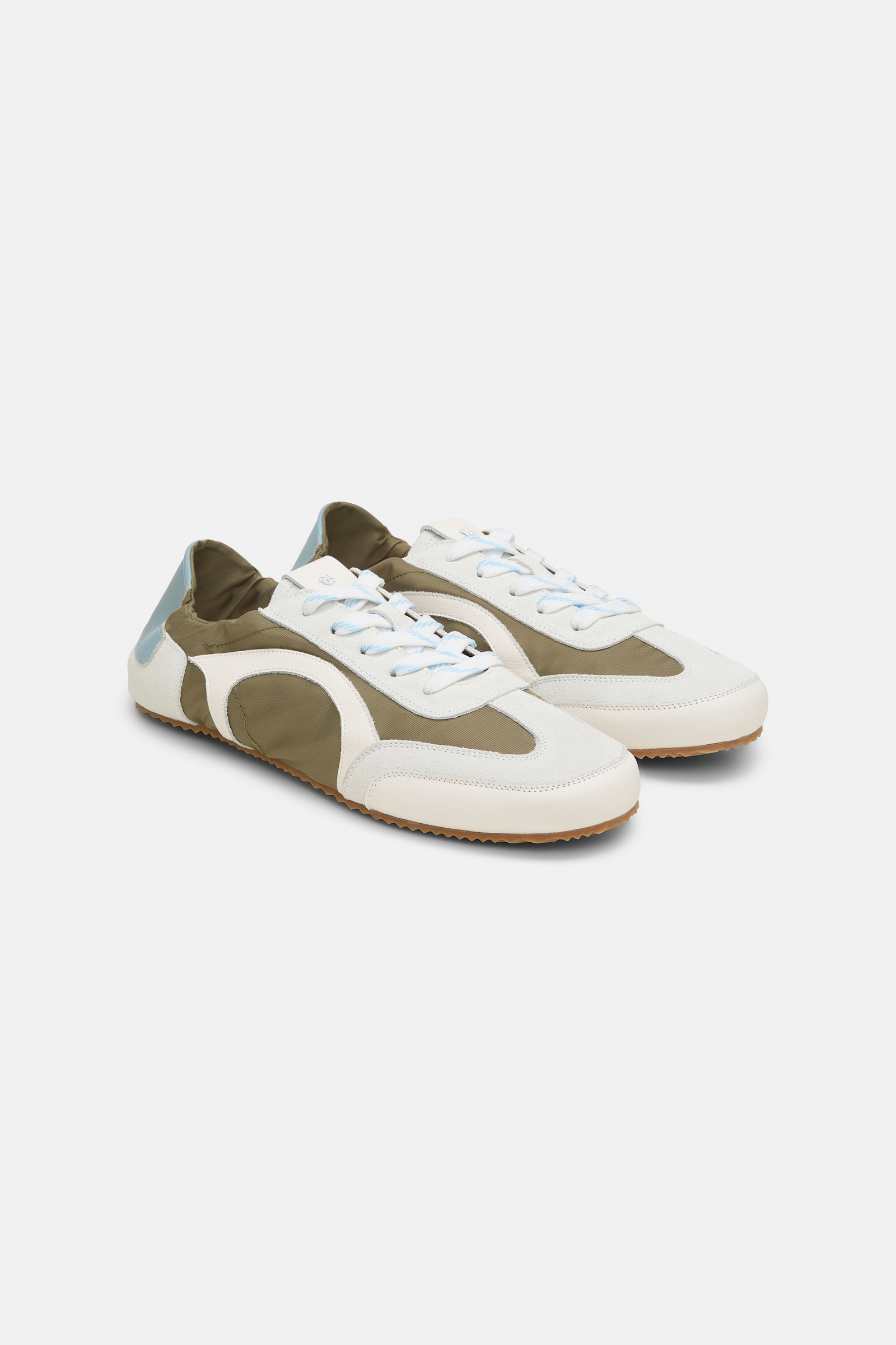 Dorothee Schumacher Elastische Sneakers khaki combo