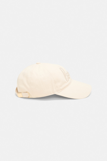 Dorothee Schumacher "Love" embroidered baseball cap ivory