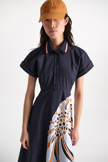 Dorothee Schumacher "Love" embroidered baseball cap orange rust