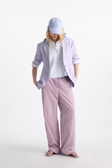 Dorothee Schumacher "Love" embroidered baseball cap baby blue