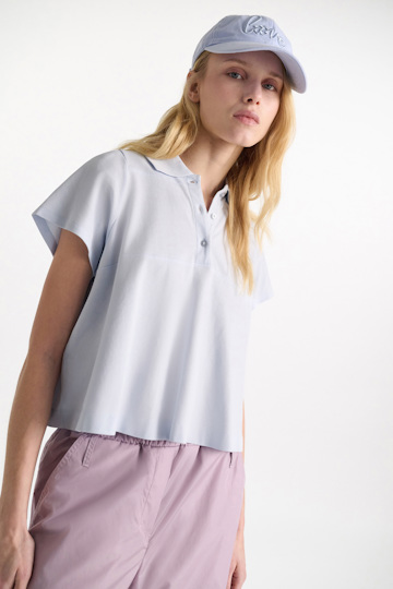 Dorothee Schumacher "Love" embroidered baseball cap baby blue