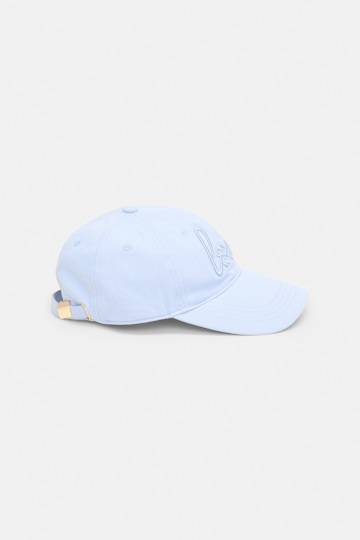 Dorothee Schumacher "Love" embroidered baseball cap baby blue