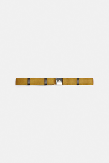 Dorothee Schumacher Elastic belt with leather detailing khaki
