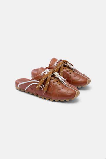 Dorothee Schumacher Sneaker-style mules cognac