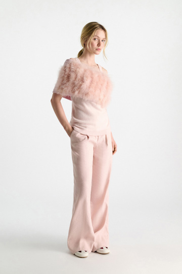 Dorothee Schumacher Merino-cashmere fluffy knit tank top candy