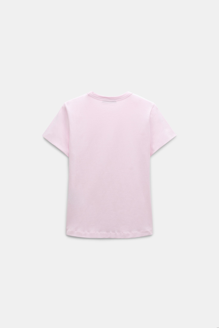 Dorothee Schumacher Round neck shrunken T-shirt shadowy candy