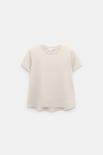 Dorothee Schumacher Flared T-shirt canvas white