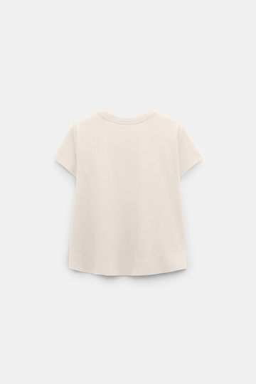 Dorothee Schumacher Flared T-shirt canvas white