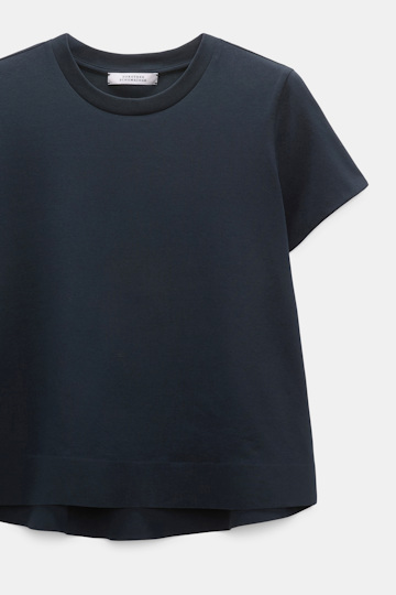 Dorothee Schumacher Flared T-shirt dark navy