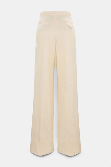 Dorothee Schumacher Linen-cotton pants champagner