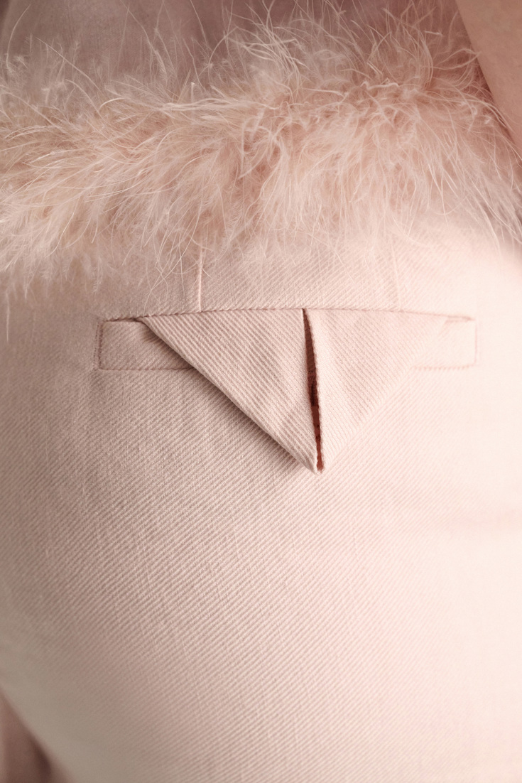 Dorothee Schumacher Linen-cotton pants powder