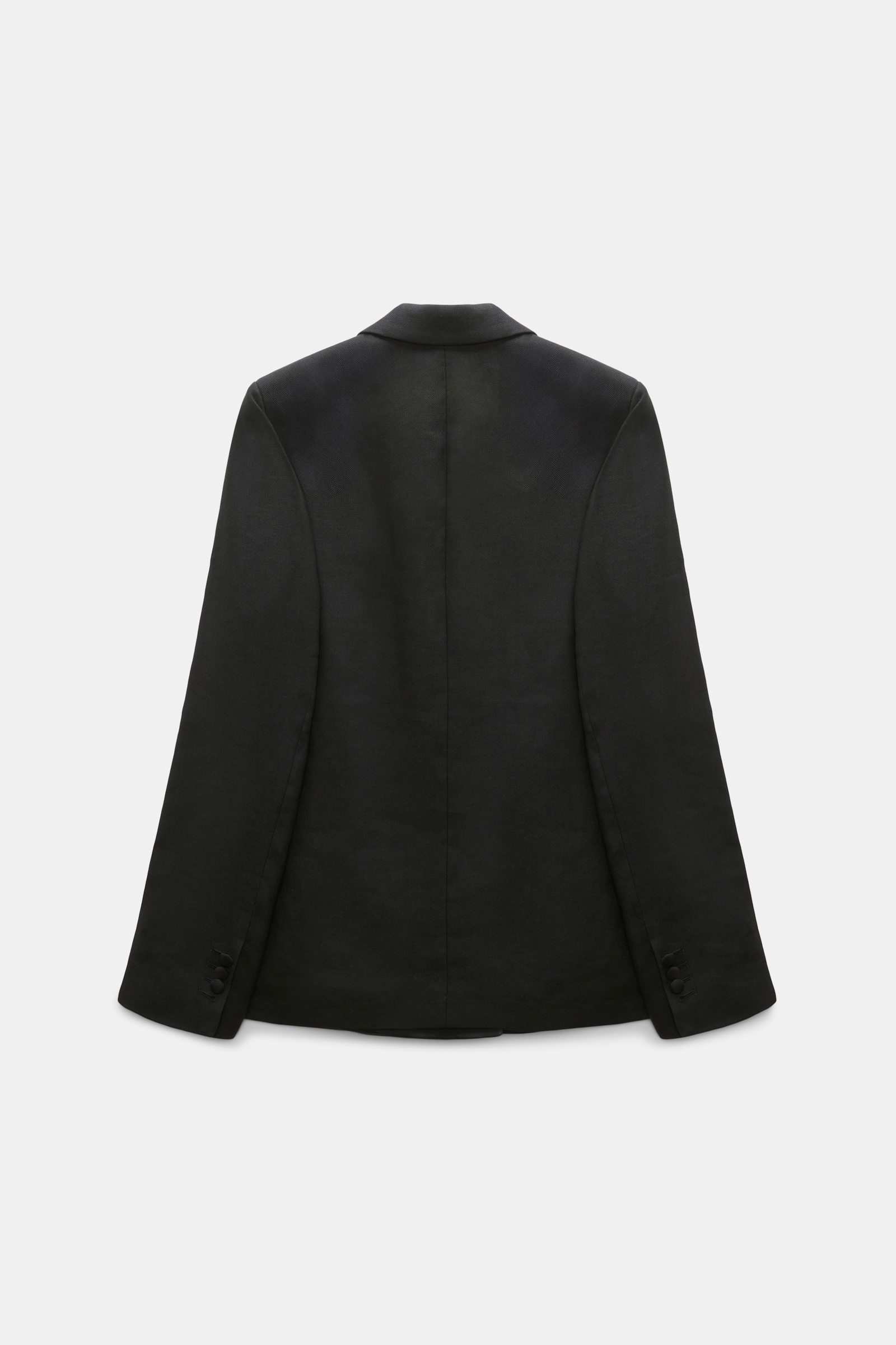 Dorothee Schumacher Smoking-Blazer aus Leinen und Baumwolle pure black