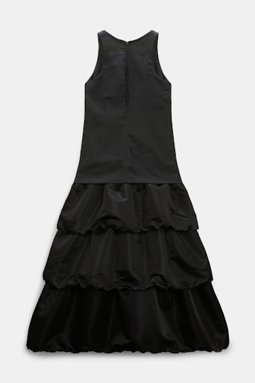 Dorothee Schumacher Patchwork dress pure black