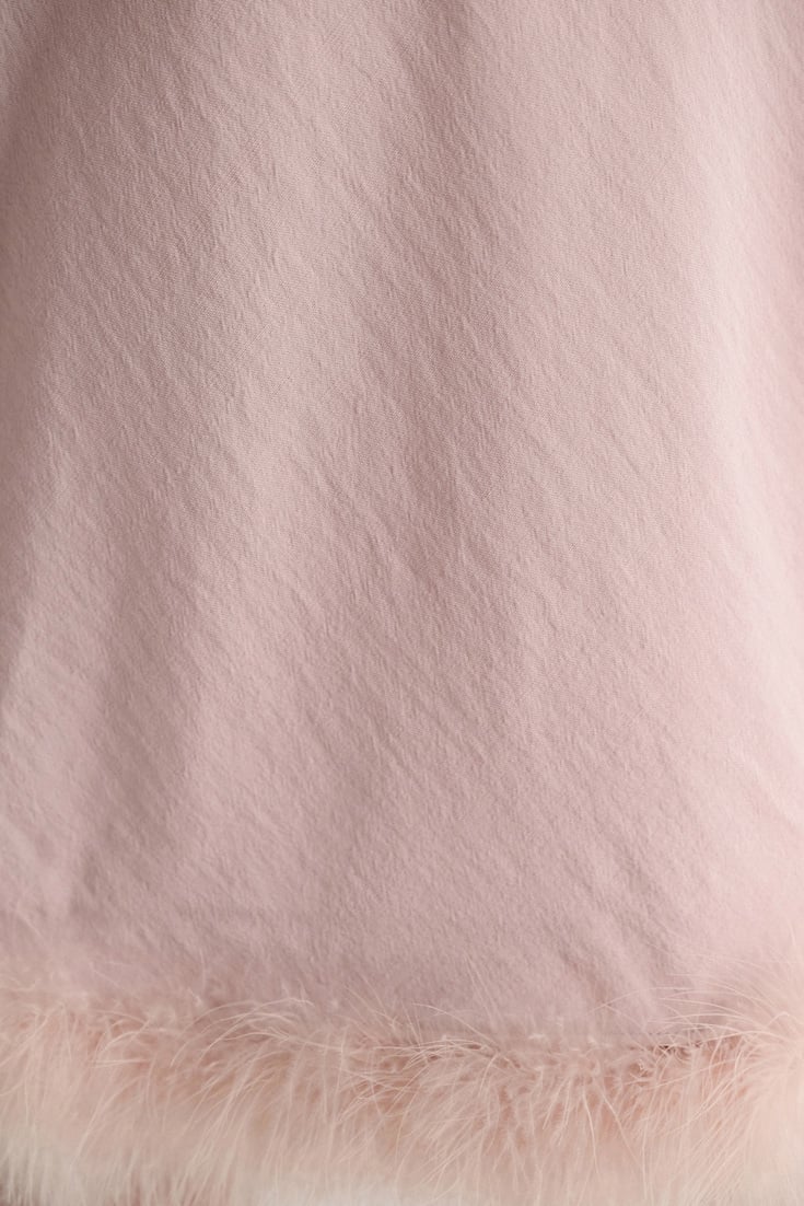 Dorothee Schumacher Knee-length skirt with feathers powder