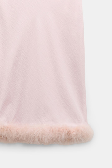 Dorothee Schumacher Knee-length skirt with feathers powder