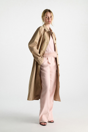 Dorothee Schumacher A-line top with feathers powder