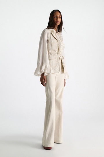 Dorothee Schumacher Cotton-linen vest champagner