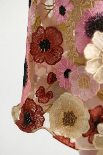 Dorothee Schumacher Midi-skirt with 3D embroidery Multi Flower
