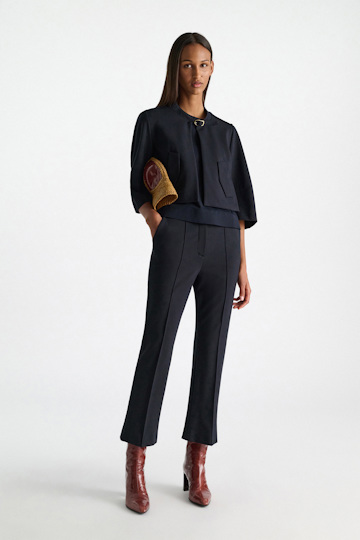 Dorothee Schumacher Sporty jacket in Punto Milano dark navy