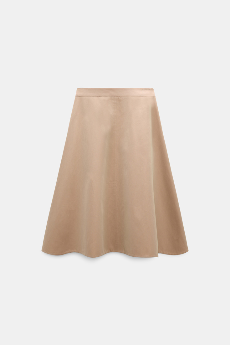Dorothee Schumacher Technical cotton skirt with belt trench