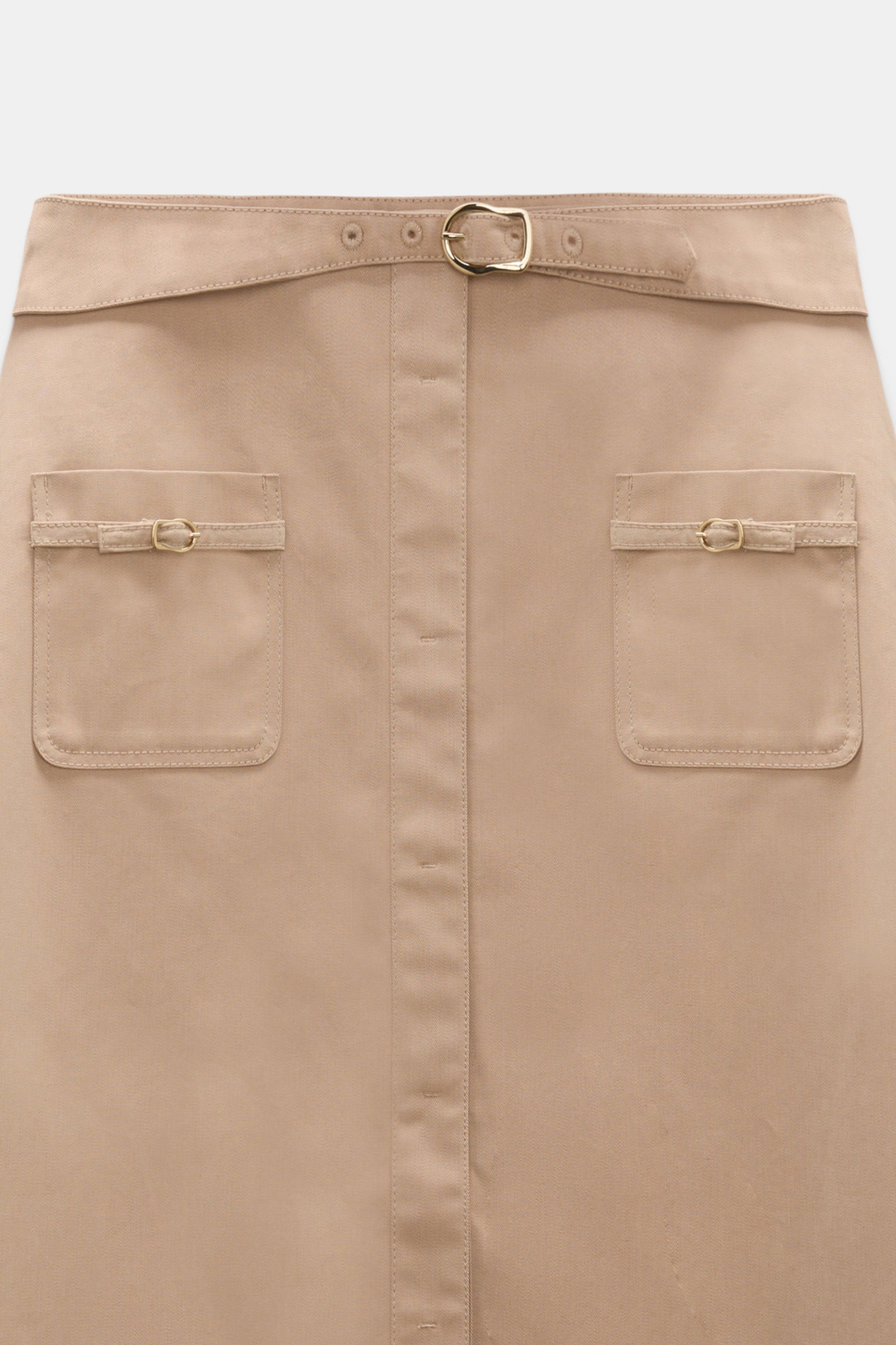 Dorothee Schumacher Technical cotton skirt with belt trench