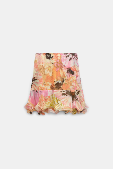 Dorothee Schumacher Signature print viscose georgette skirt boho flower print