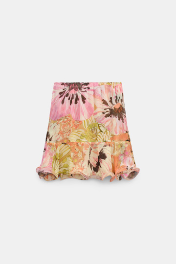 Dorothee Schumacher Signature print viscose georgette skirt boho flower print