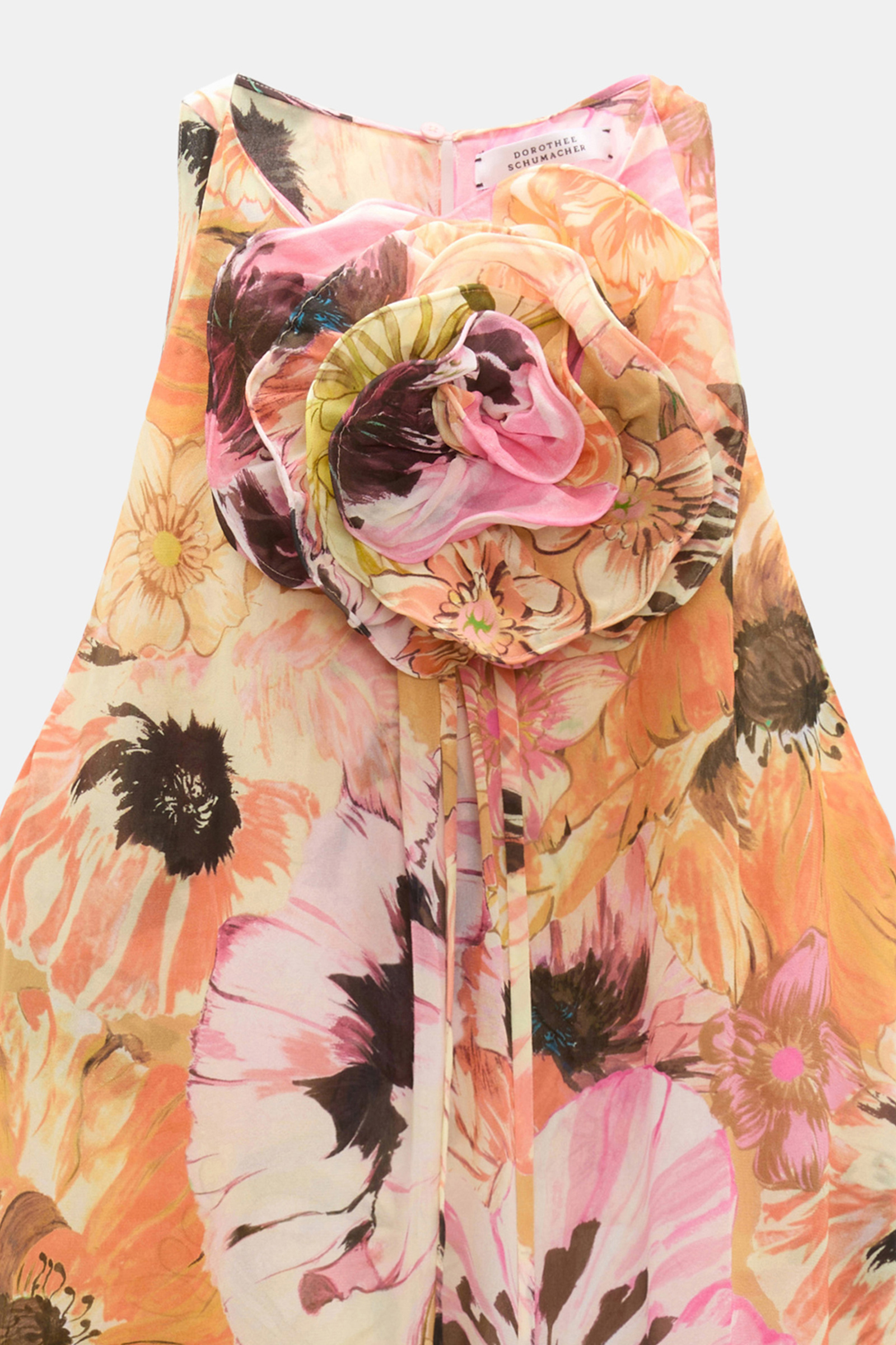 Dorothee Schumacher Signature print viscose georgette midi-dress boho flower print