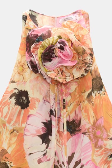 Dorothee Schumacher Signature print viscose georgette midi-dress boho flower print
