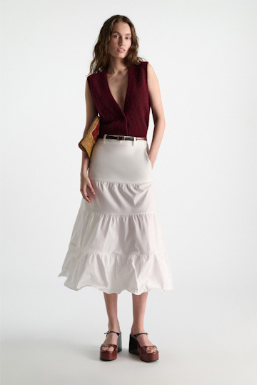 Dorothee Schumacher Wedge Sandalen bordeaux/rust/tan mix