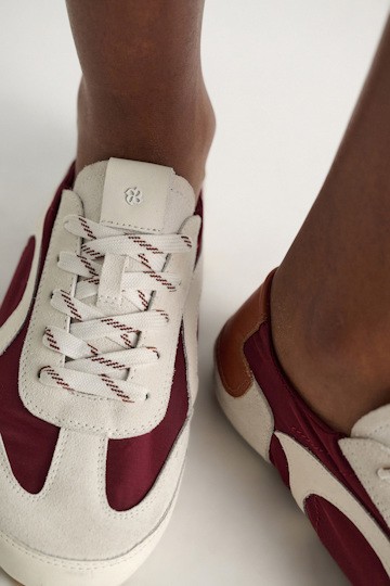 Dorothee Schumacher Material mix sneakers bordeaux mix