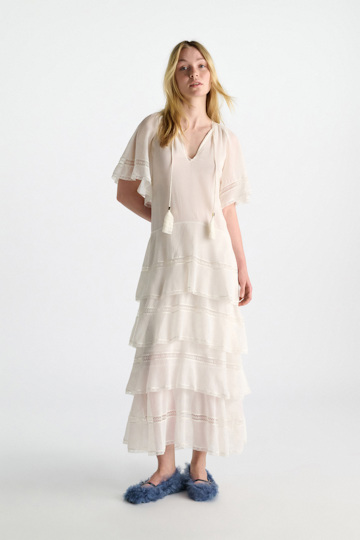 Dorothee Schumacher Curly sheepskin Mary-Janes cornflower