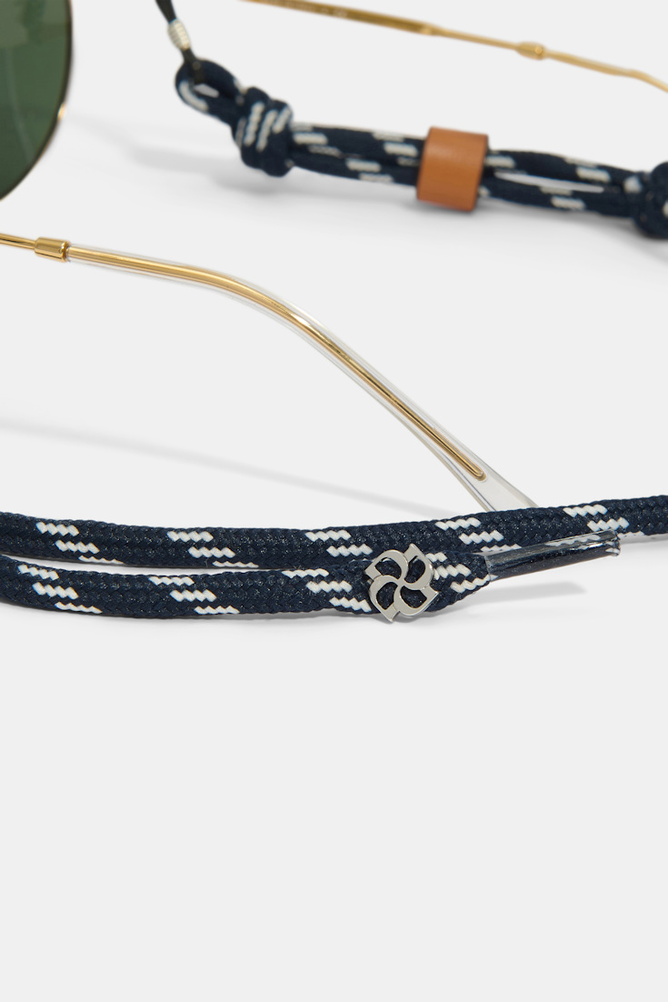 Dorothee Schumacher Brillenband cognac & navy mix Product Detail View