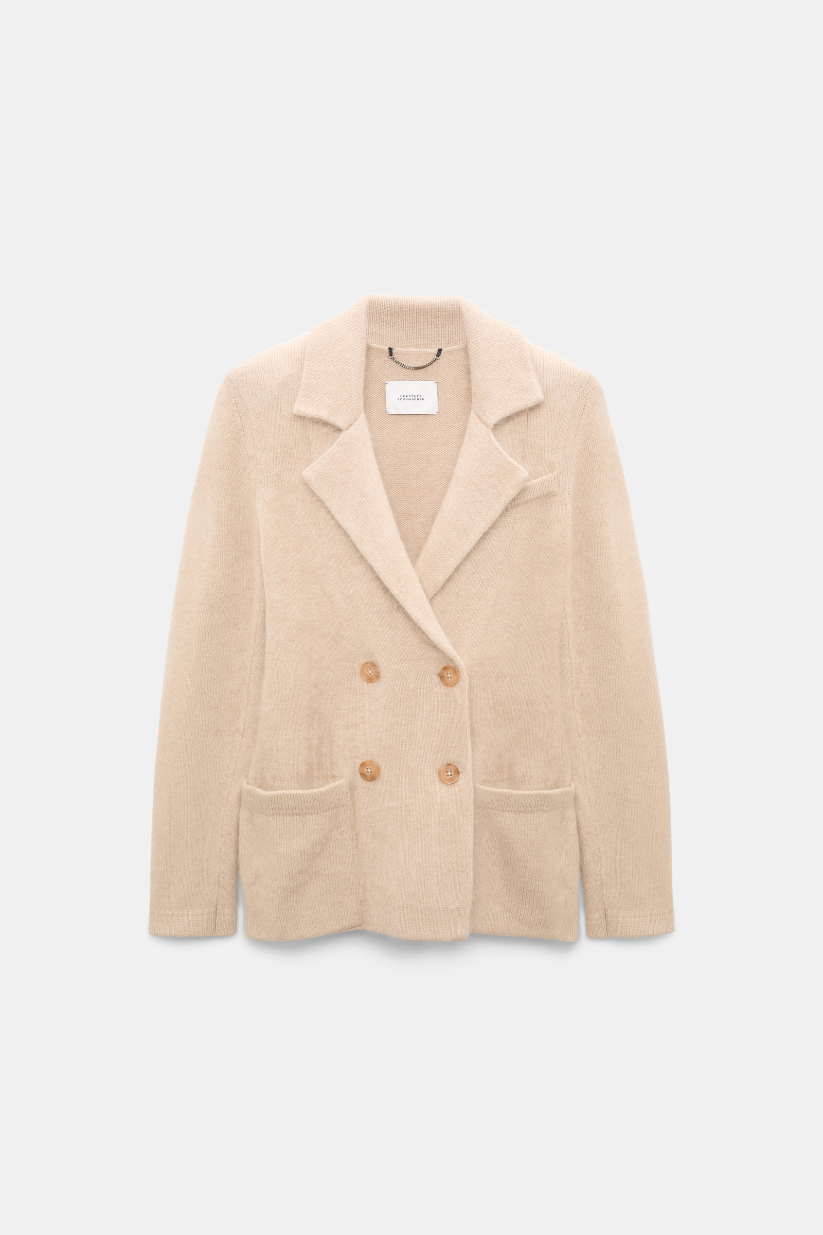 Dorothee Schumacher Merino-cashmere double-breasted blazer make up Product Front View