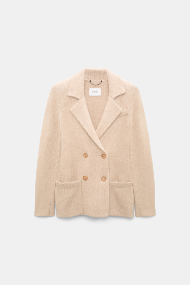 Dorothee Schumacher Merino-cashmere double-breasted blazer make up Product Front View