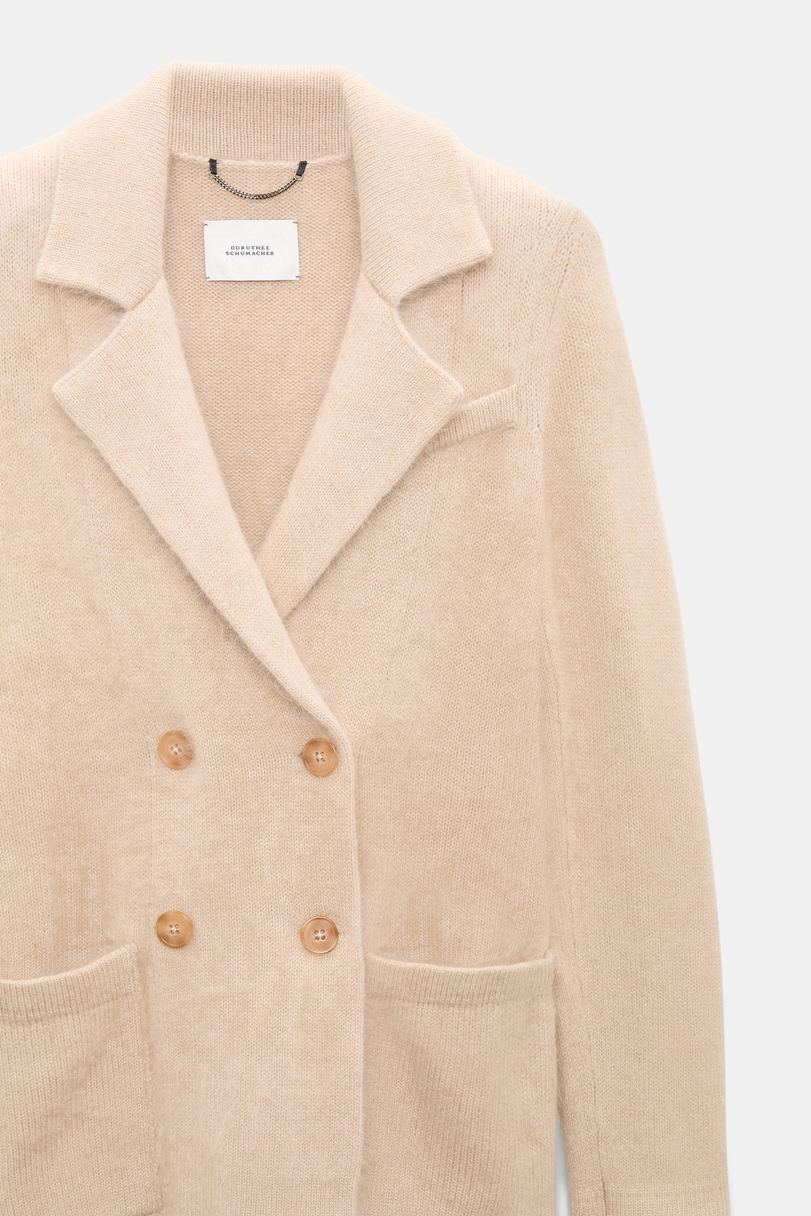 Dorothee Schumacher Merino-cashmere double-breasted blazer make up Product Detail View