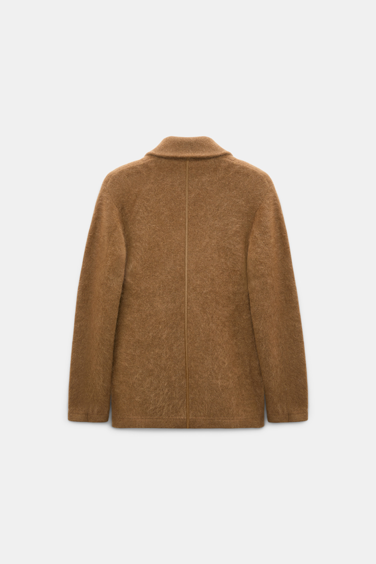 Dorothee Schumacher Zweireiher-Blazer aus Merino und Kaschmir porcini Product Detail View