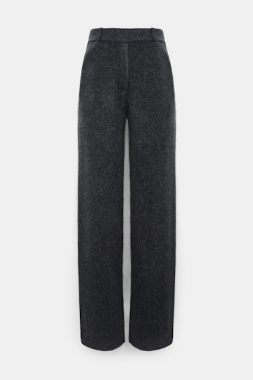 Dorothee Schumacher Merino-cashmere pants anthra melange Product Front View