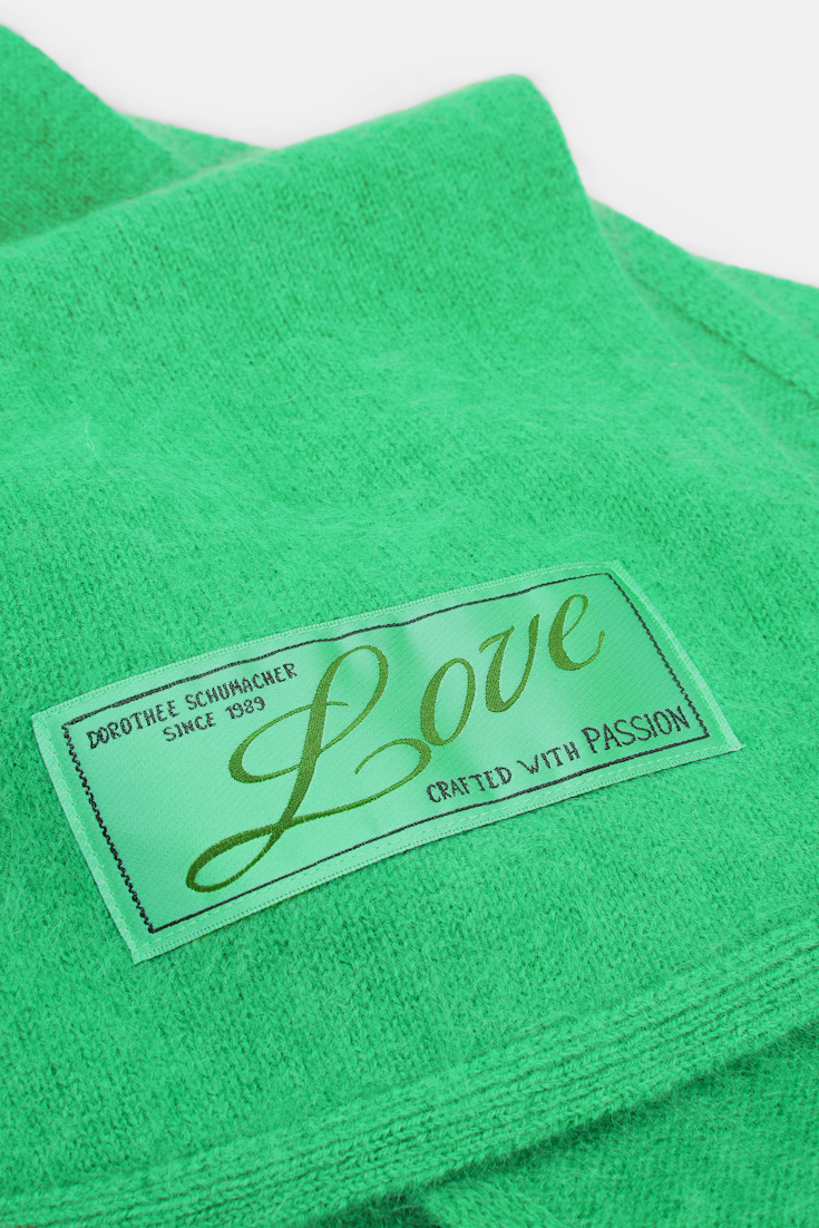 Dorothee Schumacher Schal aus Merino und Kaschmir wasabi Product Detail View
