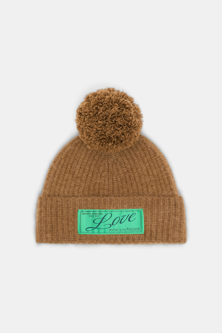 Dorothee Schumacher Mütze aus Merino und Kaschmir porcini Product Front View