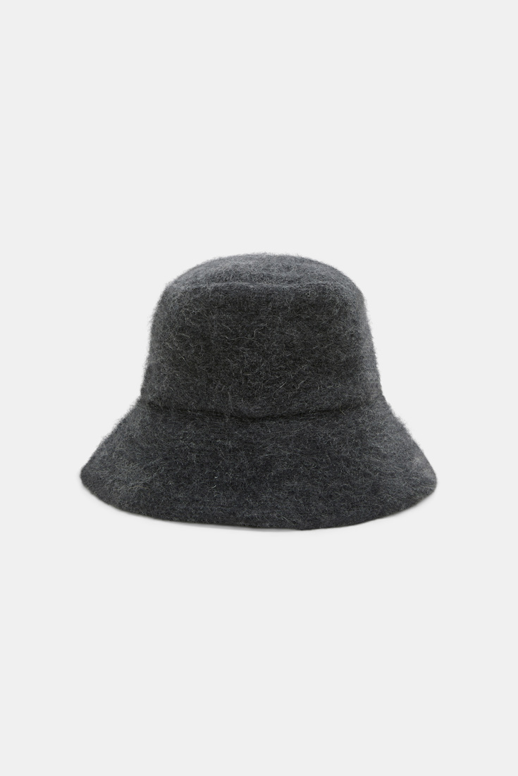 Dorothee Schumacher Hut aus Merino und Kaschmir anthra melange Product Front View