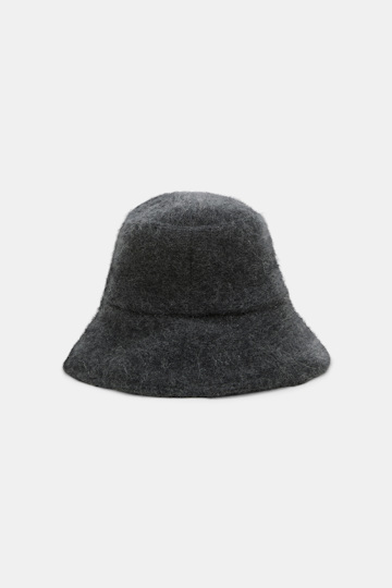 Dorothee Schumacher Merino-cashmere bucket hat anthra melange Product Detail View