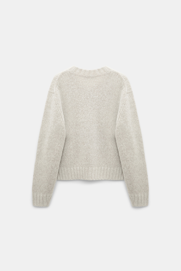 Dorothee Schumacher Cashmere V-neck pullover champignon Product Detail View