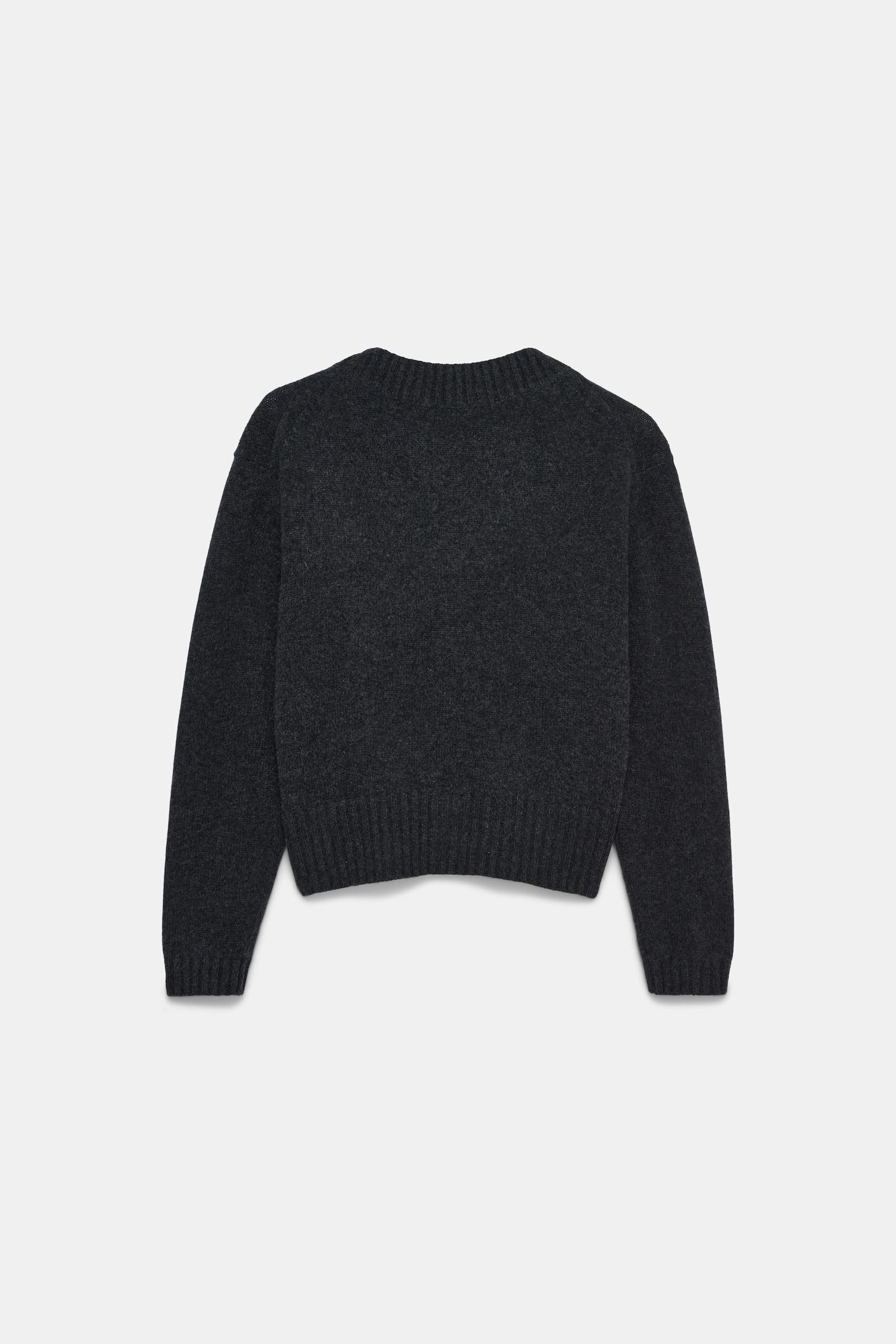Dorothee Schumacher Merino-cashmere V-neck cardigan anthra melange Product Detail View