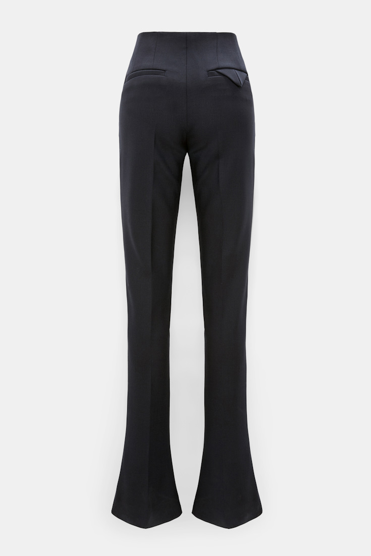 Dorothee Schumacher Long Kickflared Pants midnight navy Product Detail View