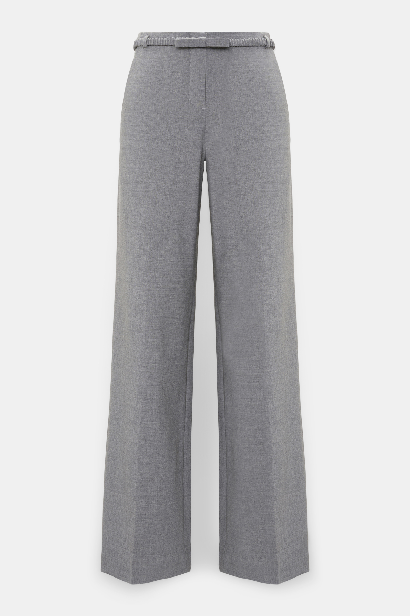 Dorothee Schumacher Wide Pants grey melange Product Front View