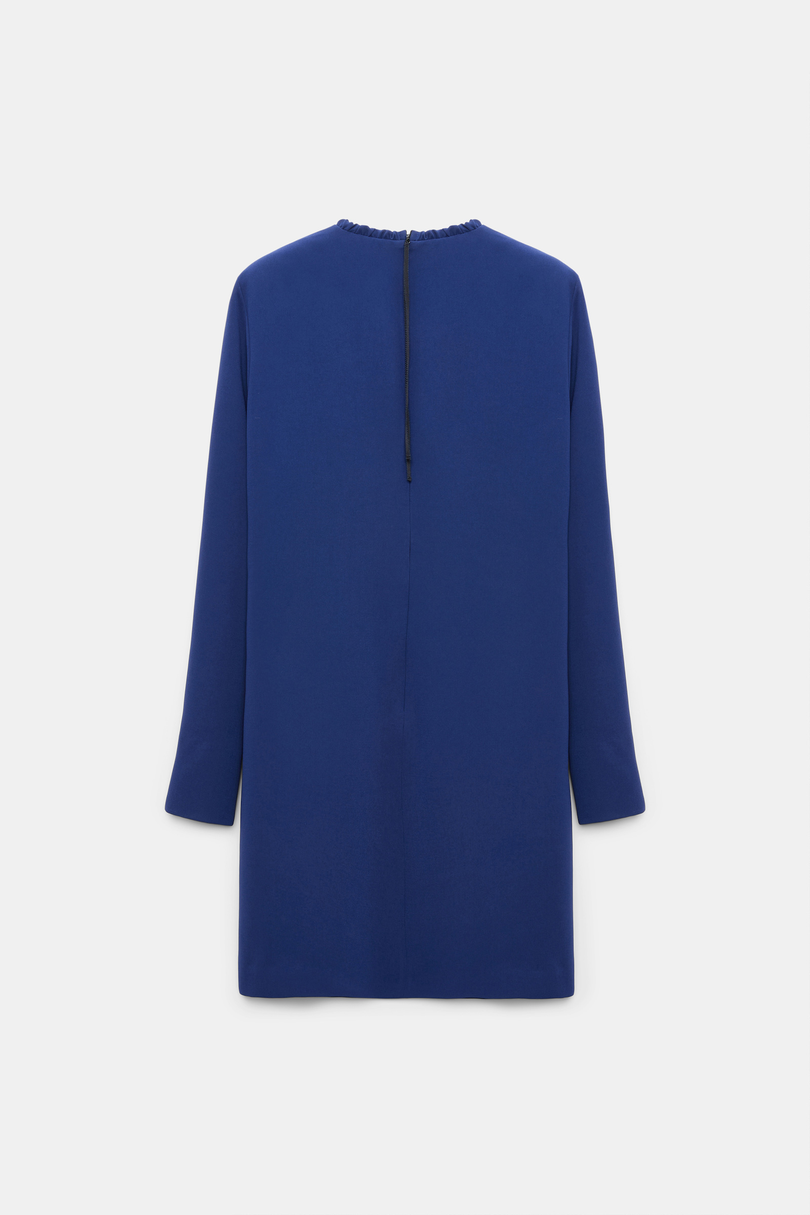 Dorothee Schumacher Kurzes Shiftkleid aus japanischem Crêpe ocean blue Product Detail View