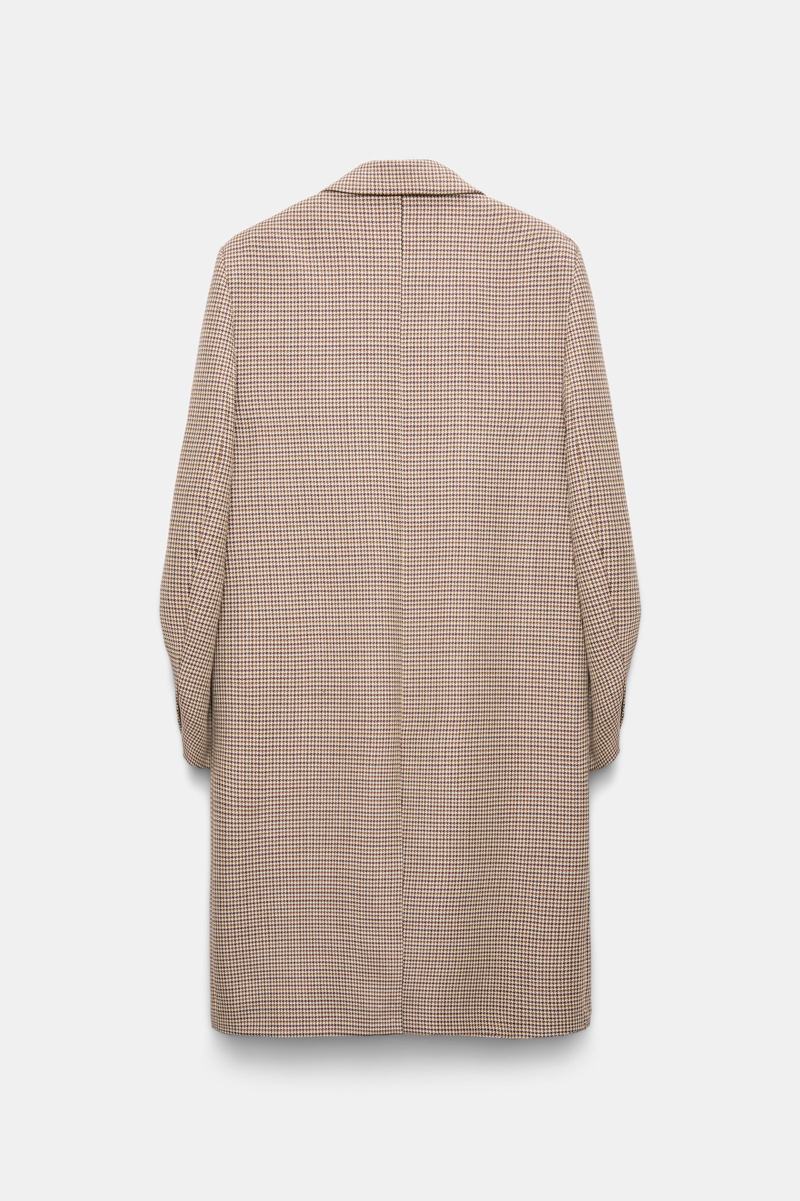 Dorothee Schumacher Karierter Mantel aus Schurwolle beige check Product Detail View