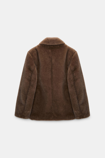 Dorothee Schumacher Faux fur jacket porcini Product Detail View