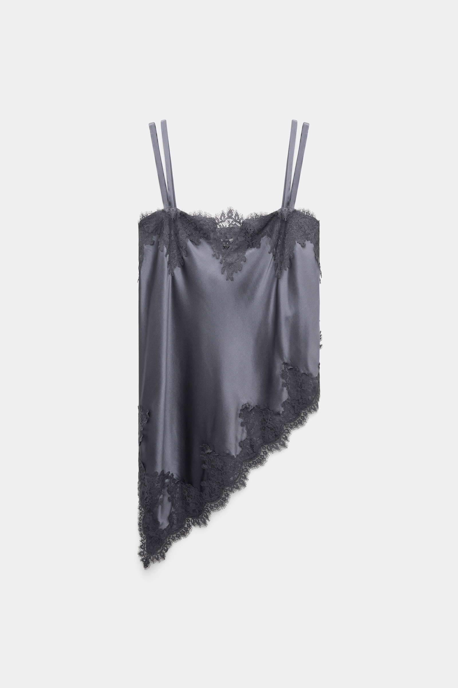 Dorothee Schumacher Negligee-Top aus Seiden-Stretch-Satin dark oyster Product Front View